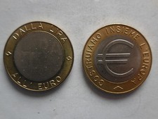 moneta da 1 euro cambio lira-euro conio Zecca
