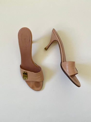 Vintage gucci mules pelle - vintage, in