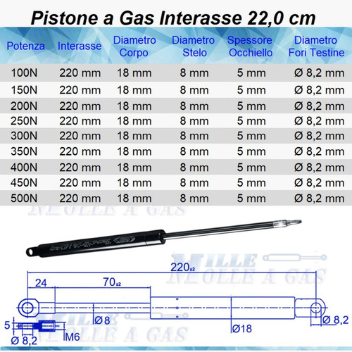 Pistoni pistone molla a gas - pistoni,,