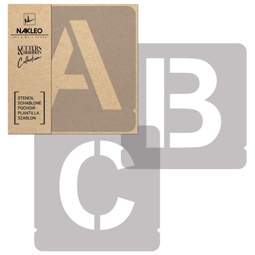 Nakleo stencil alfabeto - nakleo,