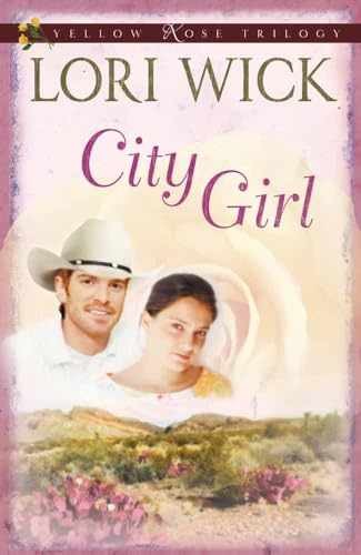 City girl yellow rose - girl,