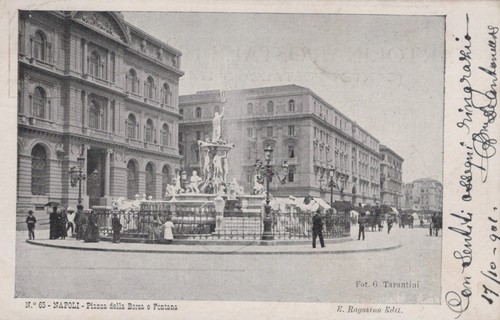 Cartolina napoli campania - cartolina,
