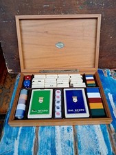 Oak Box Poker Playing Cards