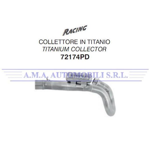 Collettore titanio honda - titanio,