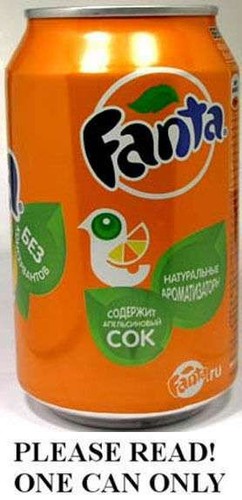 Russian orange fanta circa - russian,
