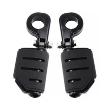 Pedane paramotore moto Poggiapiedi con supporto SF6 nere