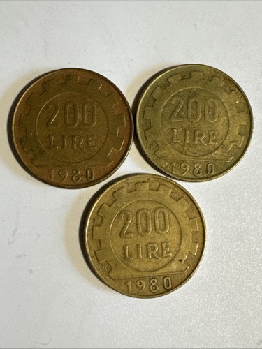 Monete 200lire 1980 usata - 1980,