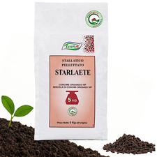 Stallatico Pellettato 5 KG - 125M² | Nuova Formula BIO per Fertilità Del Suolo E