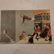 SASSETTA - LE BIENHEUREUX RANIERI RASINI  CARTOLINA USATA A COLORI DA COLLEZIONE