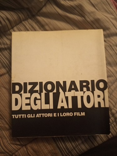 Dizionario degli attori libro - degli, attori,libro