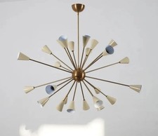 Lampadario da parete metà