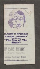 1926 RUDOLPH VALENTINO FIGLIO