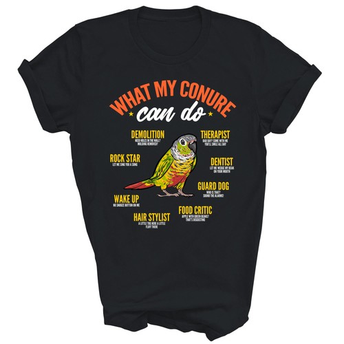 Maglietta what conure - my,