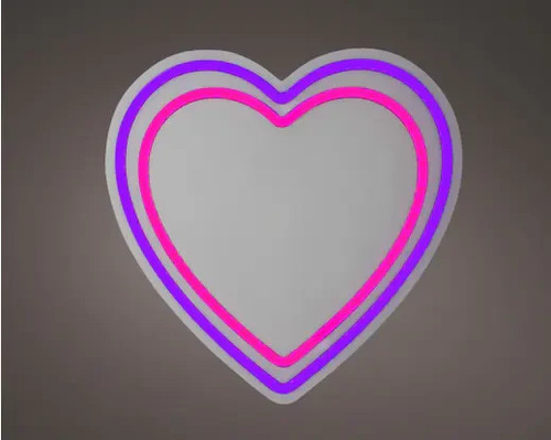 Specchio con neon led usb - con,