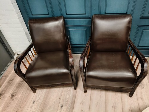 Coppia poltrone vintage in - coppia,