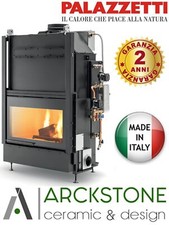 Palazzetti HWT S86F FASTR Termocamino Focolare Legna Gruppo Idraulico DX 33,5 Kw