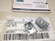 85040381A Originale Ducati MONSTER 1100 x2 dado graffetta fissaggio rapido M6