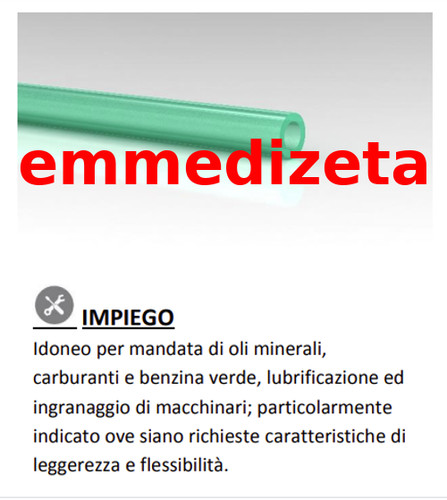 Tubo benzina verde - , diametro