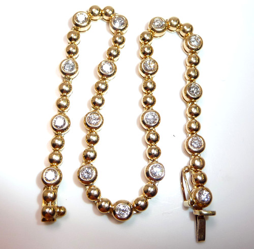 Bracciale tennis oro giallo