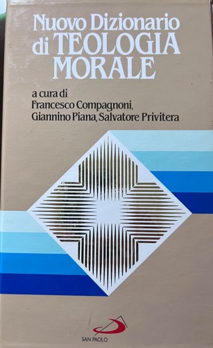 Dizionario teologia morale - dizionario, di