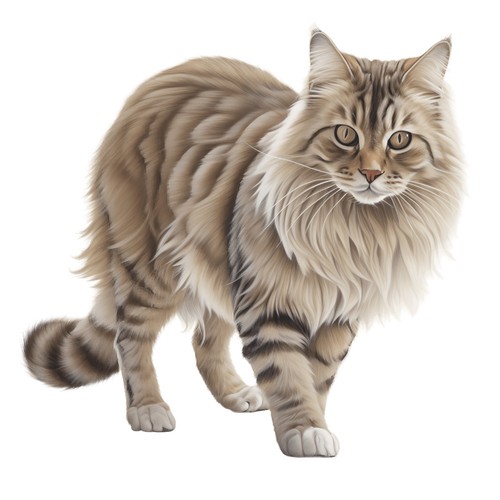 Adesivi gatto siberiano - adesivi,