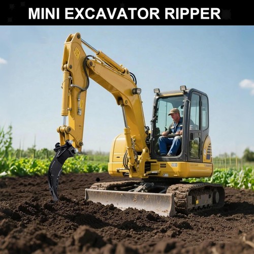 Mini escavatore con ripper