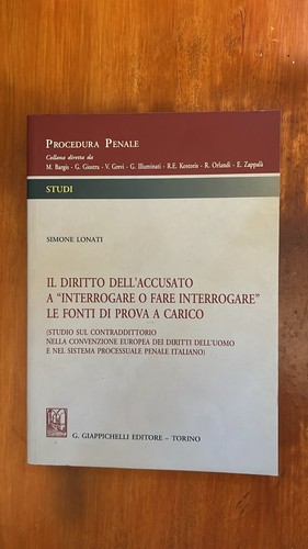 Diritto dell accusato - dell'accusato,