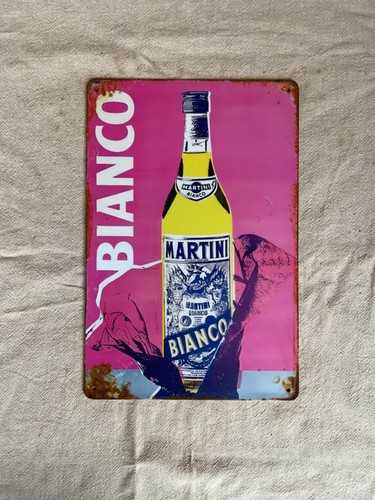 Insegna metallo martini - insegna,