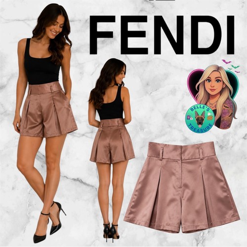 Pantaloncini fendi roma raso - pantaloncini,