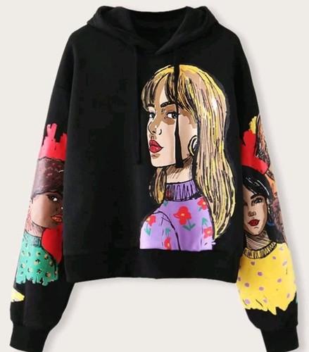 Zara felpa con cappuccio - con,