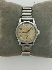 Lemania militare ATP cassa acciaio, cinturino tipo Bonklip. Army Time Piece WW2