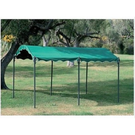 Gazebo car port acciaio - gazebo,