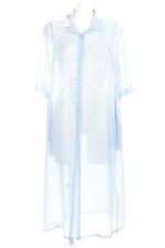 INQ Abito blusa Donna Abito Taglia IT 42 blu elegante