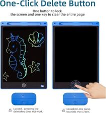 TAVOLETTA GRAFICA LAVAGNA MAGICA TABLET LCD SCRITTURA DISEGNO BAMBINI 10" COLOR