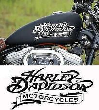 Adesivo per serbatoio Harley Davidson in Deep Red 18 × 8 cm Top Nuovo 2 pezzi