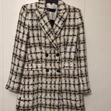 Zara Tweed Blazer Jacket Size