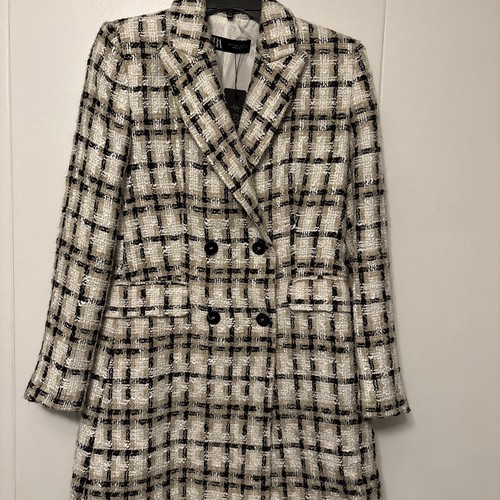 Zara tweed blazer jacket - blazer,
