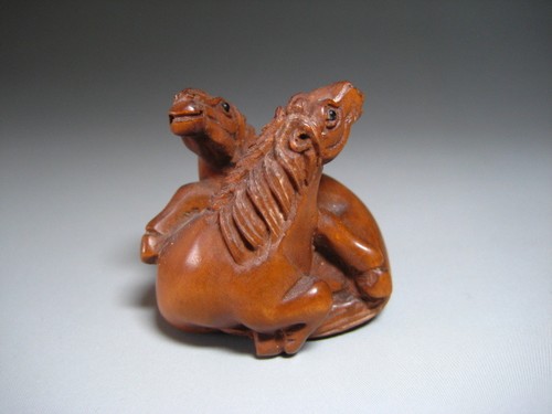 Cavallo netsuke bosso - cavallo,