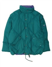 DIADORA Giacca Uomo Imbottita Reversibile UK 44 2XL Blu Poliestere DF19