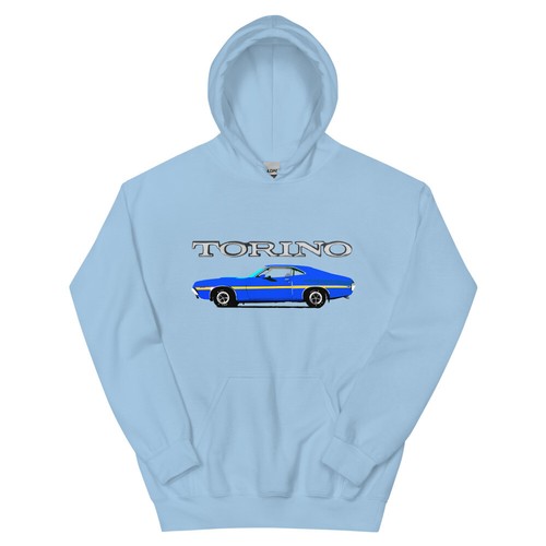 Felpa con cappuccio unisex blu
