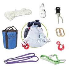 Verricello portatile PCW5000-A verricello a trazione alimentato a gas, Honda GXH50