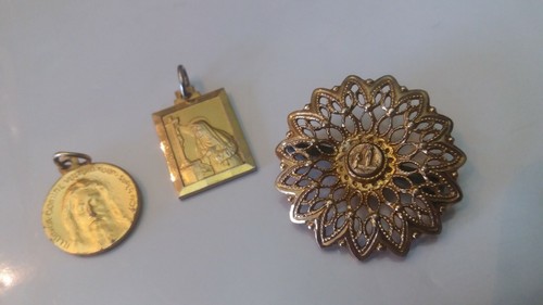 Lotto medagliette arte sacra - 2,