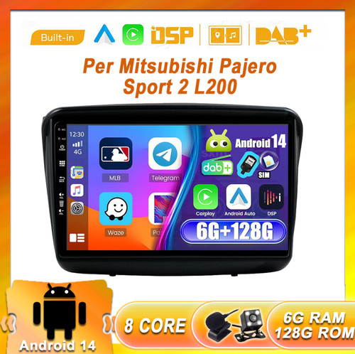Qled autoradio per mitsubishi - qled,