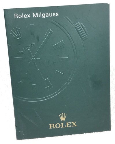 Rolex milgauss booklet 2008 - booklet,