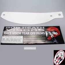 PER AGV XVENT, TITECH, GPTECH VISIERA STRAPPO TRASPARENTE, BHV T002, CONFEZIONE DA 30