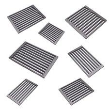 Griglia in ghisa per camino stufa barbecue fondello per cenere in diverse misure