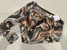 CORSETTO IN TULLE ASIMMETRICO