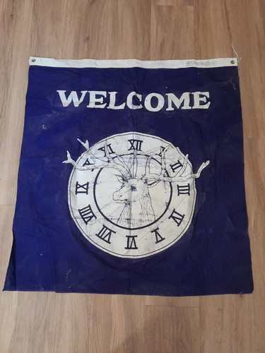 Raro striscione vintage - , loggia