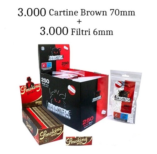 000 cartine smoking - brown, 70