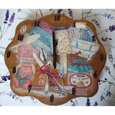 Orologio da parete, decorato a mano